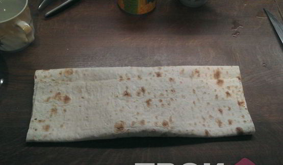 курица с кукурузой в лаваше