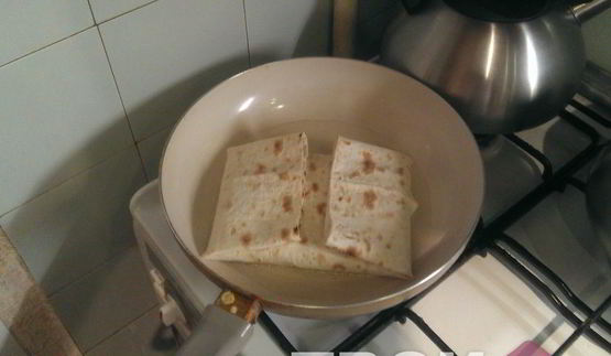 курица с кукурузой в лаваше