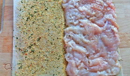 курица с овощами в лаваше