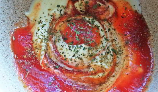 курица с овощами в лаваше