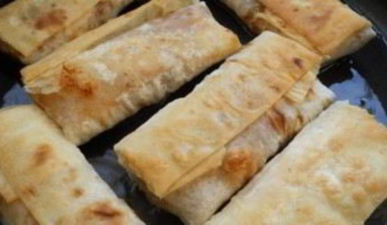 лаваш обжаренный с начинкой