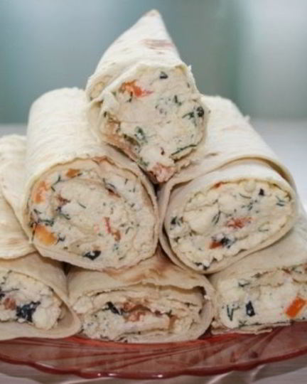 Рецепт лаваша с адыгейским сыром