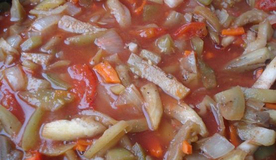 лаваш с баклажанами