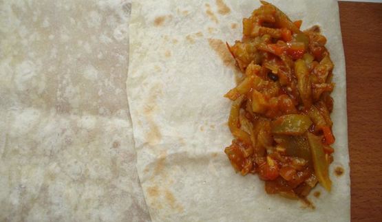 лаваш с баклажанами