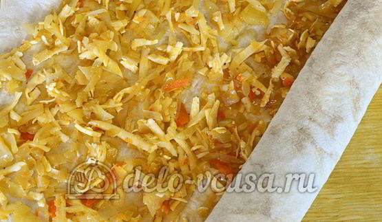 лаваш с капустой в духовке