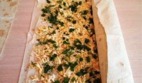 лаваш с консервами