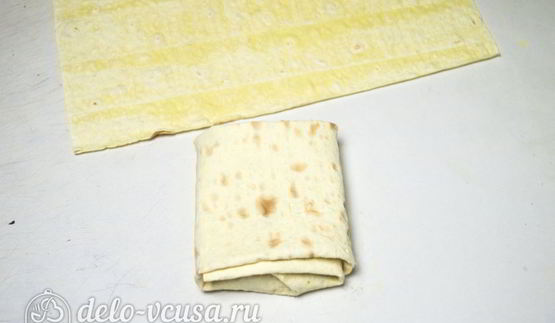 лаваш с курицей и грибами