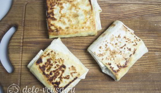 лаваш с курицей и грибами