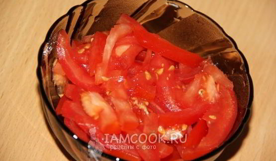 лаваш с курицей и овощами