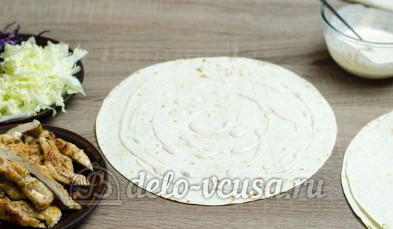 лаваш с курицей