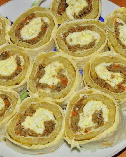 Рецепт лаваша с печенью говяжьей