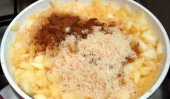 лаваш с яблоками