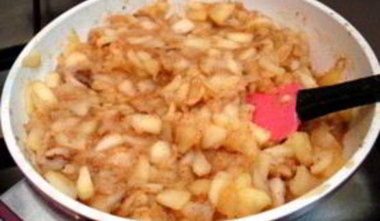 лаваш с яблоками