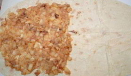 лаваш с яблоками