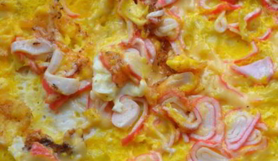 лаваш с яйцом и сыром