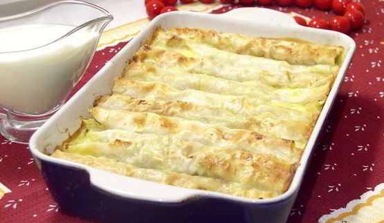 трубочки с мясной начинкой лавашони