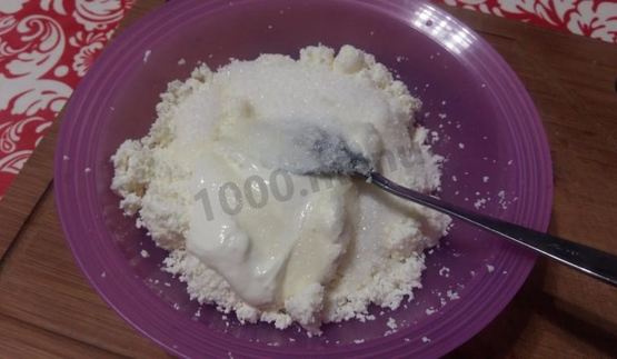 творожно-яблочные конвертики из лаваша