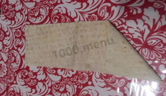 творожно-яблочные конвертики из лаваша