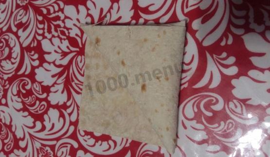 творожно-яблочные конвертики из лаваша