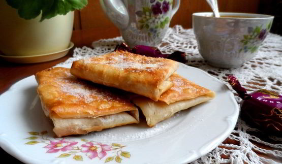 творожный десерт из лаваша