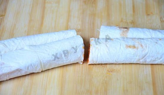 вертуты с тыквой из лаваша