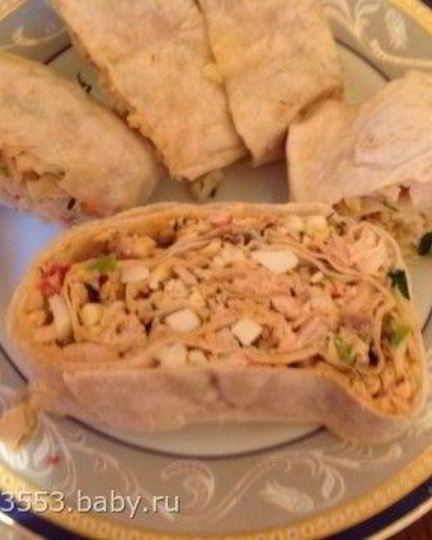 Рецепт закусочного лаваша