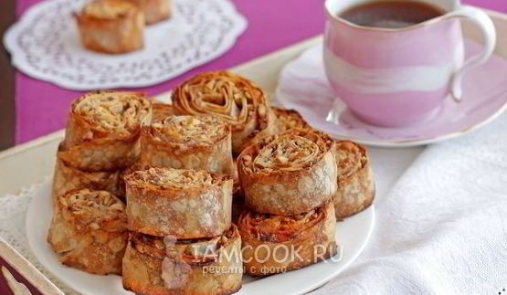 ленивая пахлава из лаваша