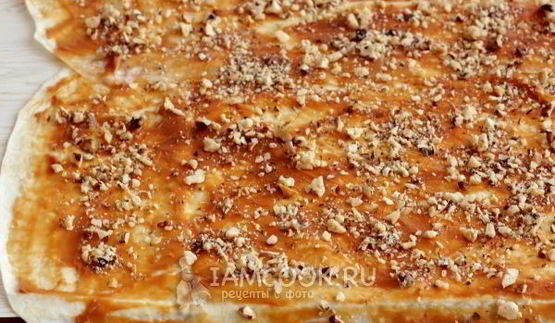 ленивая пахлава из лаваша