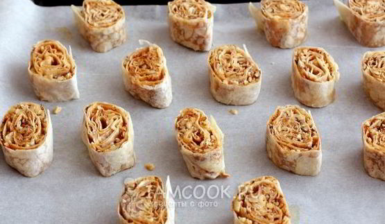 ленивая пахлава из лаваша