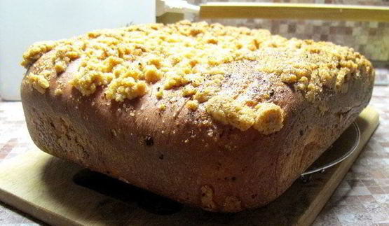 фламандская фокачча со штрейзелем