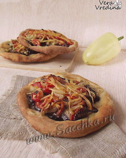 Рецепт фокаччи с баклажанами