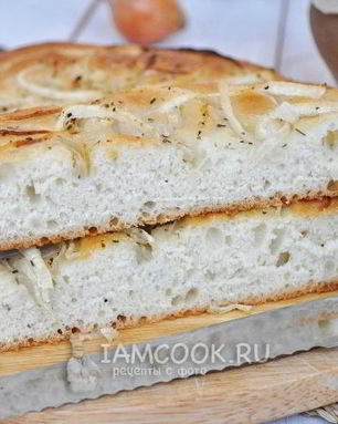 Фокачча с луком
