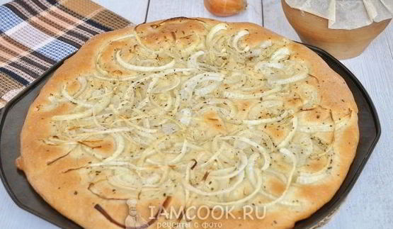 фокачча с луком