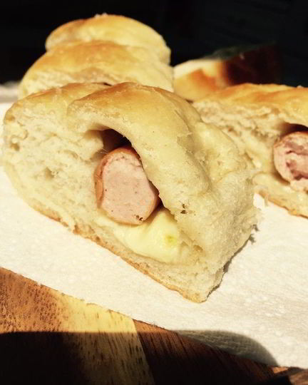 Рецепт фокаччи-сосиджа ролл