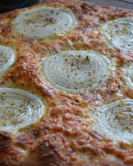 Рецепт лепешки луковой