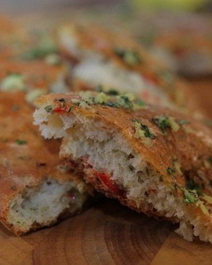 Рецепт лепешки с имбирем, чили и кинзой