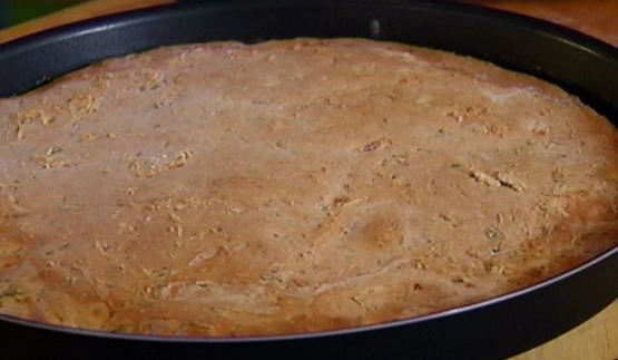 лепешка с имбирем, чили и кинзой