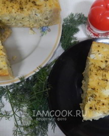 Рецепт лепешки с капустой