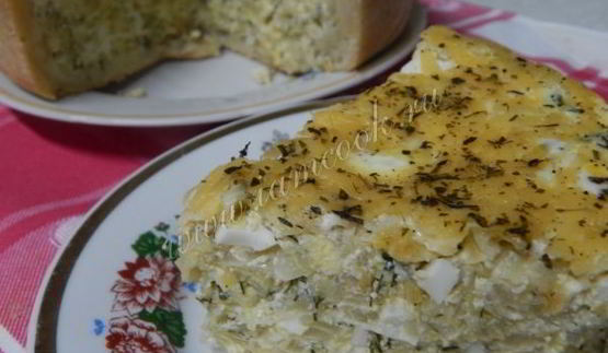 лепешка с капустой