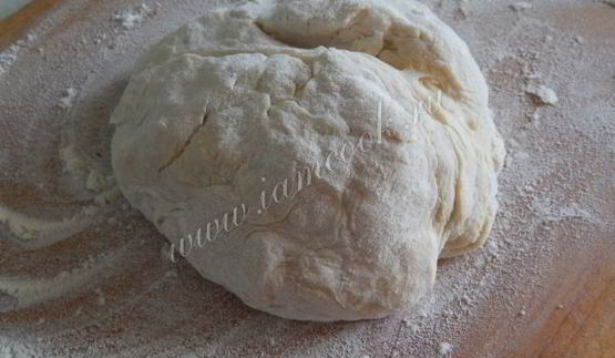 лепешка с капустой