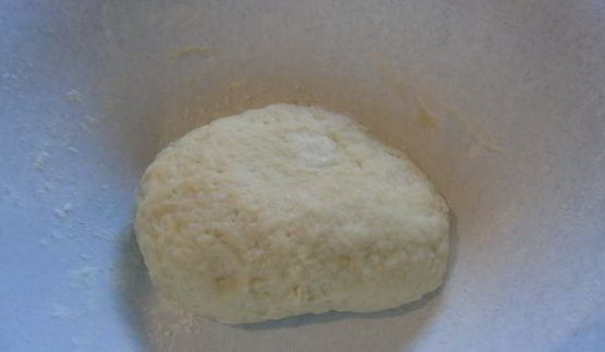 лепешка с сыром и зеленью