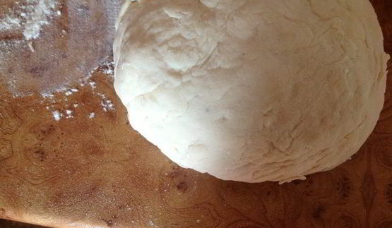 лепешки на минеральной воде с зеленью и сыром