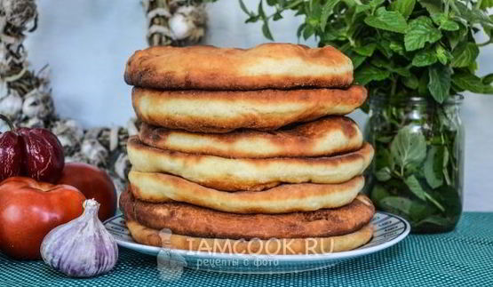 лепешки на сковороде