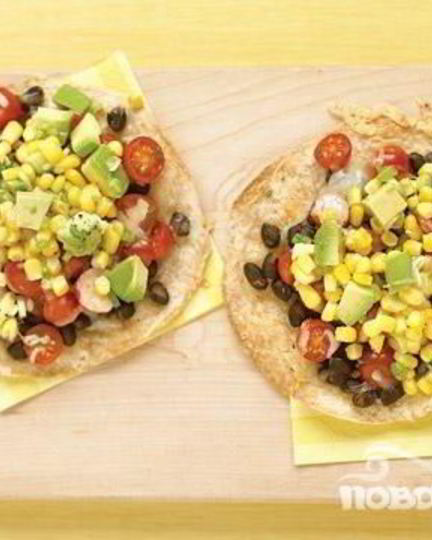 Рецепт лепешек с черной фасолью и кукурузой