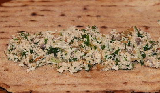 лепешки с сыром тофу