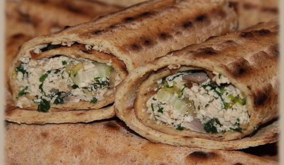 лепешки с сыром тофу