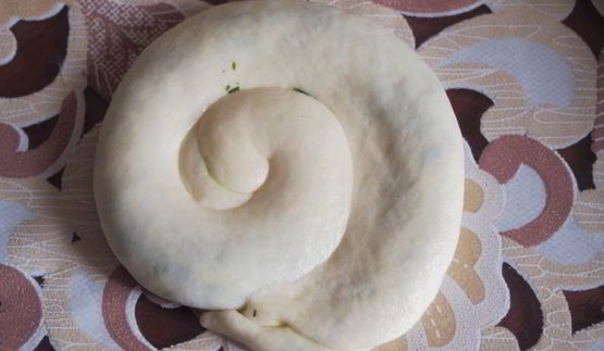 лепешки с зеленью