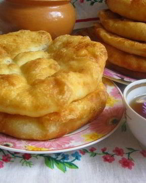 Лепешки Шелпек на кефире