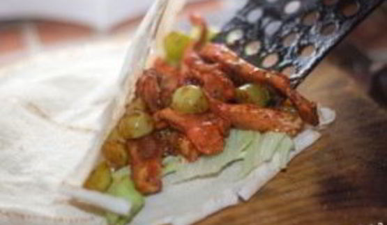 пита с курицей