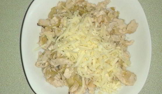 пита с начинкой из курицы и сыра